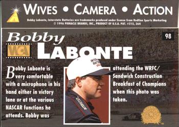 1996 Action Packed Credentials #98 Bobby Labonte Back