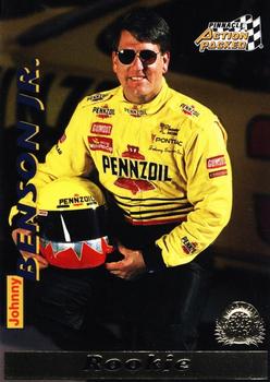 1996 Action Packed Credentials #102 Johnny Benson Front