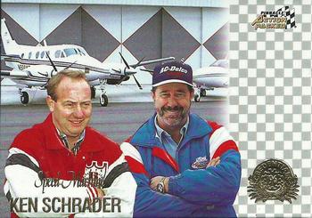 1996 Action Packed Credentials #64 Ken Schrader Front