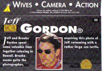 1996 Action Packed Credentials #99 Jeff Gordon Back