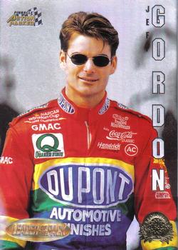 1996 Action Packed Credentials - Leaders of the Pack #6 Jeff Gordon Front