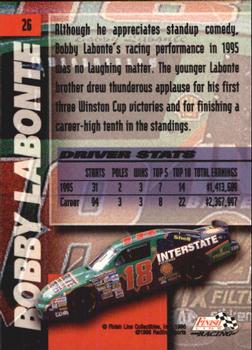1996 Finish Line #26 Bobby Labonte Back