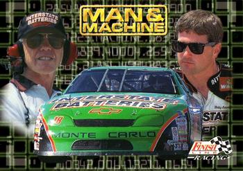 1996 Finish Line - Man & Machine #MM7 Joe Gibbs / Bobby Labonte Front