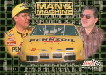 1996 Finish Line - Man & Machine #MM10 Johnny Benson / Chuck Rider Front
