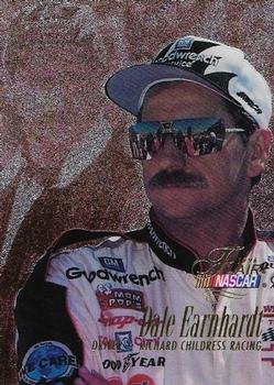 1996 Flair #10 Dale Earnhardt Front