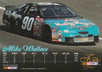 1996 Flair #34 Mike Wallace Back