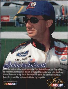 1996 Flair #57 John Andretti's Car Back