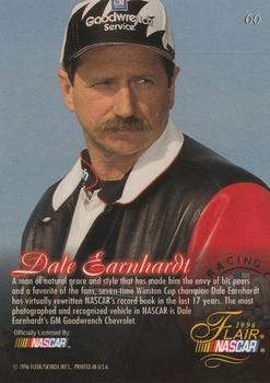 1996 Flair #66 Dale Earnhardt's Car Back