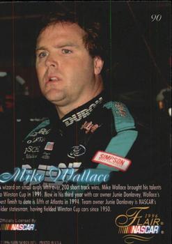 1996 Flair #90 Mike Wallace's Car Back