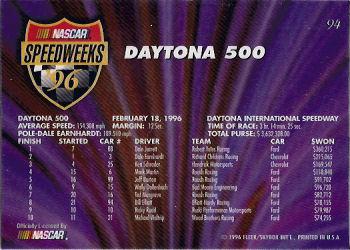 1996 Flair #94 Dale Jarrett Back