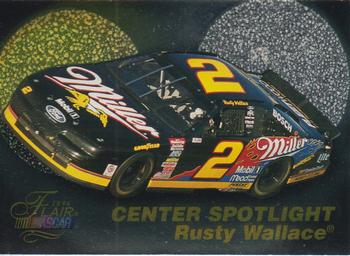 1996 Flair - Center Spotlight #10 Rusty Wallace Front