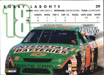 1996 Ultra #29 Bobby Labonte Back