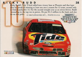 1996 Ultra #38 Ricky Rudd Back
