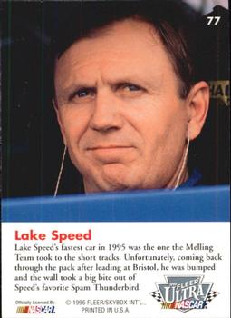 1996 Ultra #77 Lake Speed's Car Back