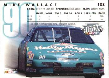1996 Ultra #108 Mike Wallace Back