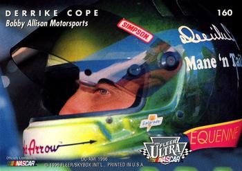 1996 Ultra #160 Derrike Cope's Helmet Back