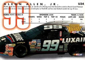 1996 Ultra Update #U34 Glenn Allen Jr. Back