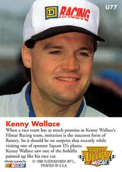 1996 Ultra Update #U77 Kenny Wallace's Car Back