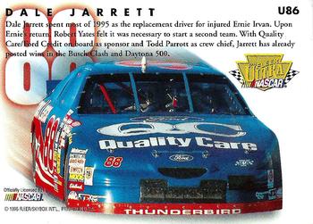 1996 Ultra Update #U86 Dale Jarrett / Todd Parrott Back