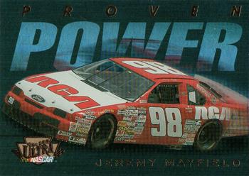 1996 Ultra Update - Proven Power #11 Jeremy Mayfield Front
