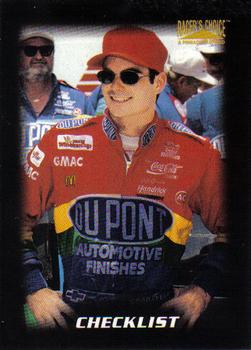 1996 Pinnacle Racer's Choice #110 Jeff Gordon Front