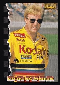 1996 Pinnacle Racer's Choice #4 Sterling Marlin Front