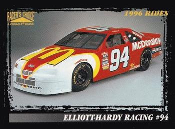 1996 Pinnacle Racer's Choice #48 Bill Elliott's Car Front