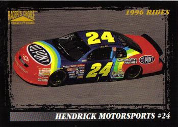 1996 Pinnacle Racer's Choice #40 Jeff Gordon's Car Front