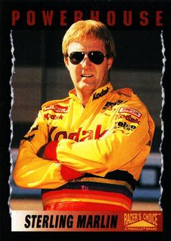 1996 Pinnacle Racer's Choice #73 Sterling Marlin Front
