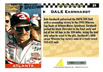 1996 Pinnacle Racer's Choice #89 Dale Earnhardt Back