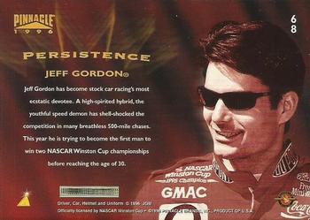 1996 Pinnacle #68 Jeff Gordon Back