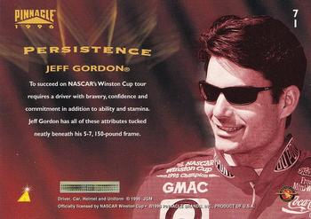1996 Pinnacle #71 Jeff Gordon Back