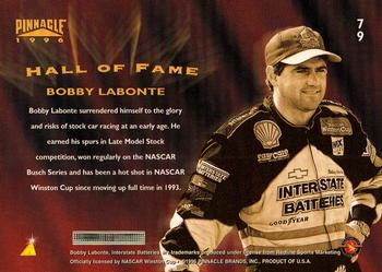 1996 Pinnacle #79 Bobby Labonte Back