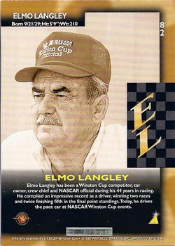 1996 Pinnacle #82 Elmo Langley Back