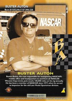 1996 Pinnacle #84 Buster Auton Back