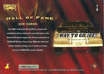 1996 Pinnacle #78 Joe Gibbs Back