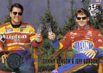 1996 Press Pass #111 Jeff Gordon / Johnny Benson Front