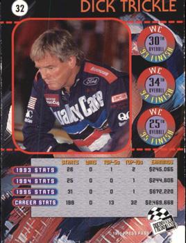 1996 Press Pass #32 Dick Trickle Back