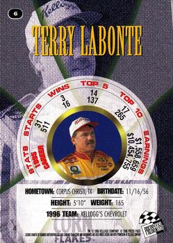 1996 Press Pass Premium #6 Terry Labonte Back