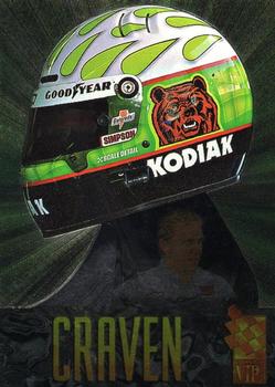 1996 Press Pass VIP - Head Gear #HG 1 Ricky Craven Front