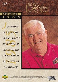 1996 Upper Deck #145 Junior Johnson Back