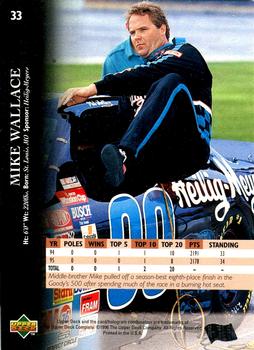 1996 Upper Deck #33 Mike Wallace Back