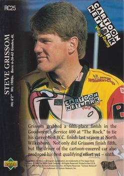 1996 Upper Deck Road to the Cup #RC25 Steve Grissom Back