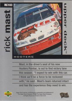 1996 Upper Deck Road to the Cup #RC103 Rick Mast Back