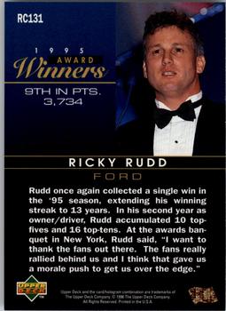 1996 Upper Deck Road to the Cup #RC131 Ricky Rudd Back
