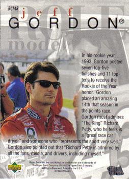 1996 Upper Deck Road to the Cup #RC148 Jeff Gordon Back