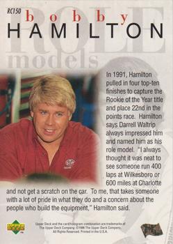 1996 Upper Deck Road to the Cup #RC150 Bobby Hamilton Back