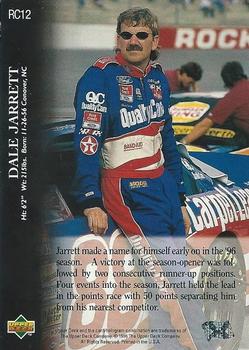 1996 Upper Deck Road to the Cup #RC12 Dale Jarrett Back