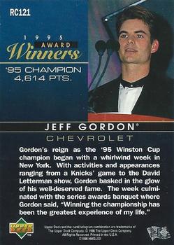 1996 Upper Deck Road to the Cup #RC121 Jeff Gordon Back
