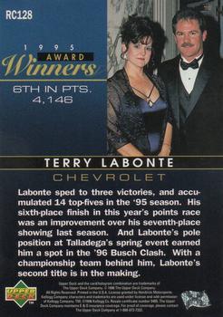 1996 Upper Deck Road to the Cup #RC128 Terry Labonte Back